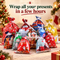 Burro™ - Reusable Christmas Wrapping Draw String Bags