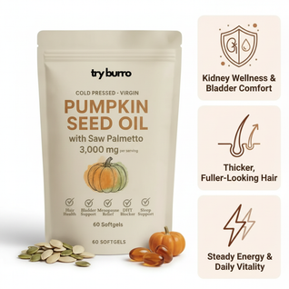 Try Burro™- Pumpkin Seed Oil With Dual DHT Technology