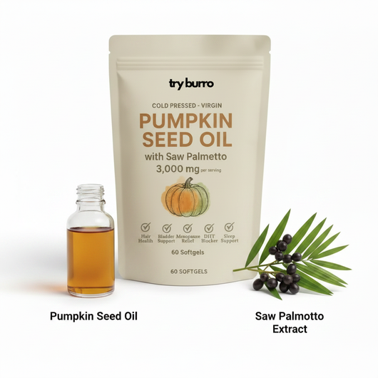 Try Burro™- Pumpkin Seed Oil With Dual DHT Technology