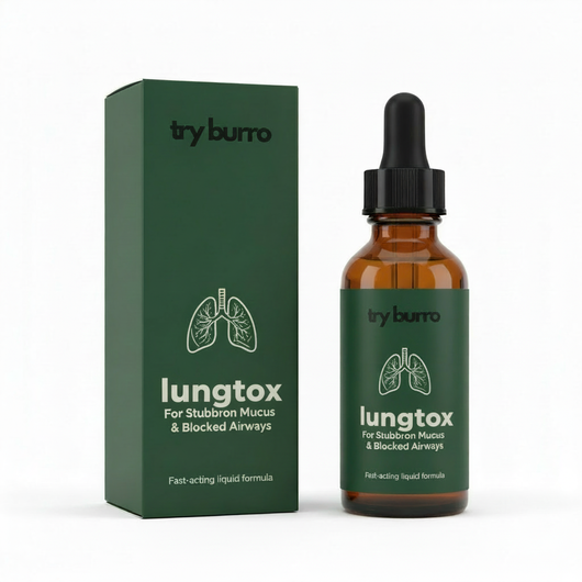 Try Burro™ -Mullein & Chlorophyll for Mucus Relief, Clear Airways & Easier Breathing